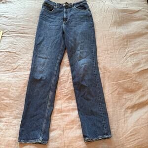 Levis Womens Jeans 70s High Waist Slim Straight 28X30 Big E Vintage Style